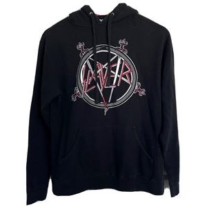 Slayer Unisex Small Pentagram South of Heaven Pullover Hoodie Jacket